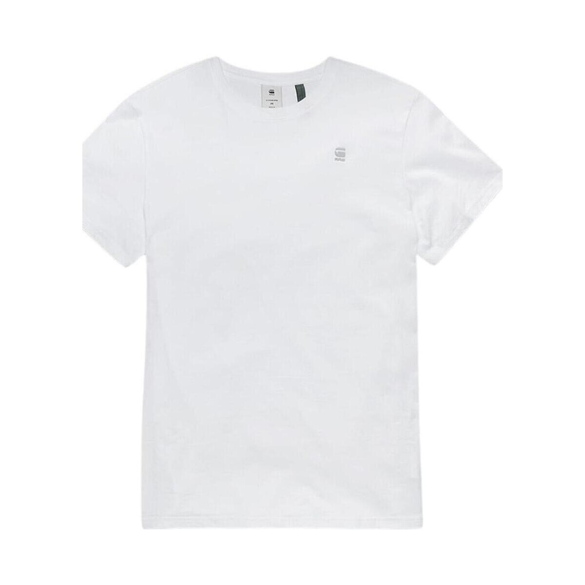 tekstylia Męskie T-shirty z krótkim rękawem G-Star Raw  Biały