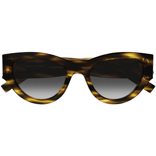Zegarki & Biżuteria  Damskie okulary przeciwsłoneczne Yves Saint Laurent Occhiali da Sole Saint Laurent SL M94 005 Brązowy