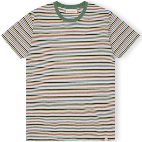 tekstylia Męskie T-shirty i Koszulki polo Revolution T-Shirt Regular 1362 - Multi Wielokolorowy