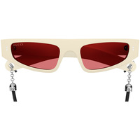 Zegarki & Biżuteria  okulary przeciwsłoneczne Gucci Occhiali da sole  GG1634S 007 con Laccio Czarny