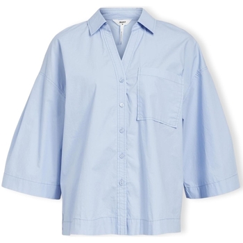 tekstylia Damskie Topy / Bluzki Object Demi Shirt 3/4 - Brunnera Blue Niebieski