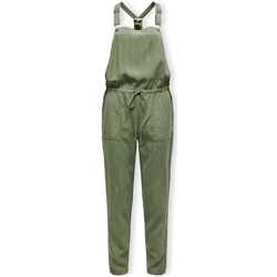 tekstylia Damskie Spodnie Only Amira Arizona Life Overalls - Olivine Zielony