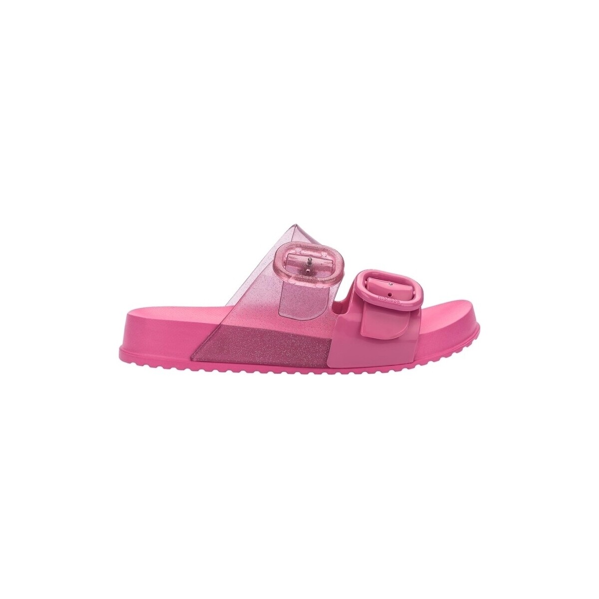 Buty Dziecko Sandały Melissa MINI  Kids Cozy Slide - Glitter Pink Różowy