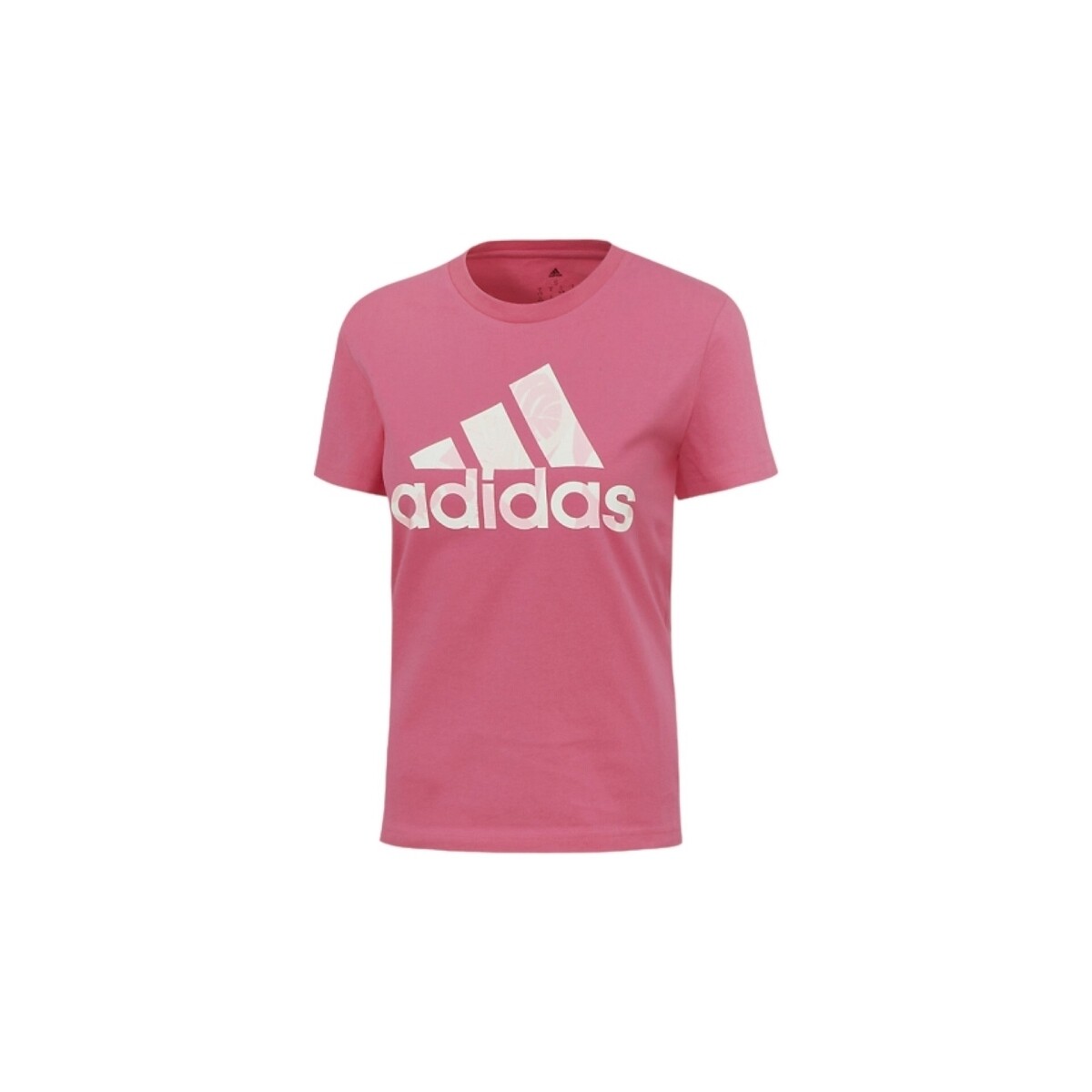tekstylia Damskie T-shirty i Koszulki polo adidas Originals WMS T SHIRT LOGO PULSE Różowy