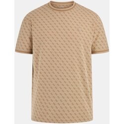 tekstylia Męskie T-shirty z krótkim rękawem Guess Z2YI05 J1314 Beżowy