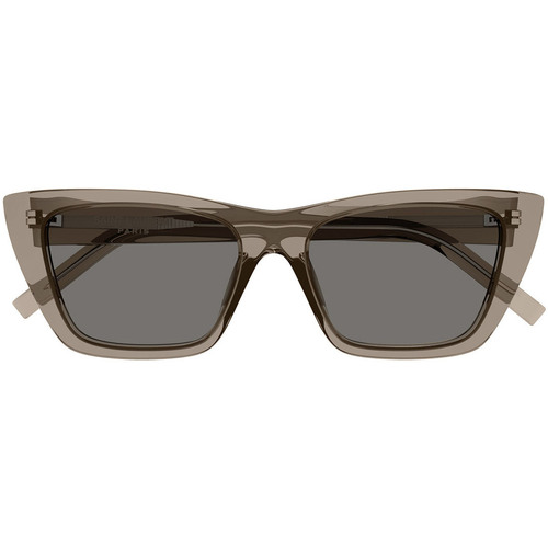 Zegarki & Biżuteria  Damskie okulary przeciwsłoneczne Yves Saint Laurent Occhiali da Sole Saint Laurent SL 276 Mica 045 Brązowy