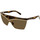 Zegarki & Biżuteria  okulary przeciwsłoneczne Yves Saint Laurent Occhiali da Sole Saint Laurent SL 614 Mask 002 Brązowy