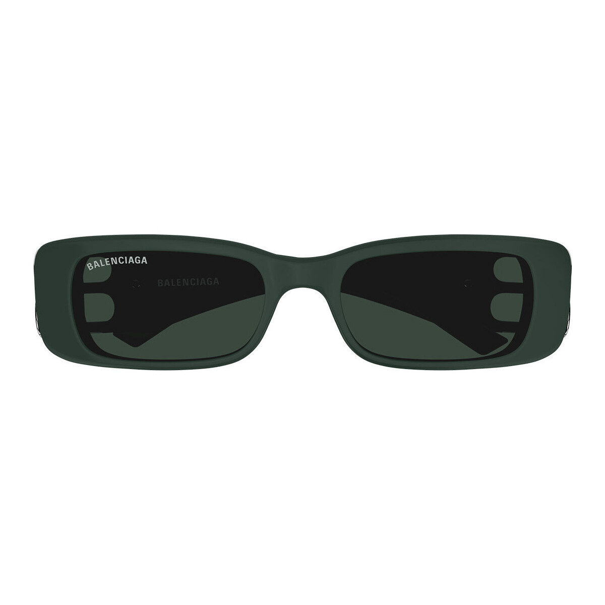Zegarki & Biżuteria  Damskie okulary przeciwsłoneczne Balenciaga Occhiali da Sole  BB0096S 01B Zielony