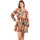 tekstylia Damskie Sukienki krótkie Isla Bonita By Sigris Krótka Sukienka Pomarańczowy