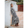 tekstylia Damskie Sukienki długie Isla Bonita By Sigris Długa Sukienka Midi Szary