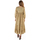 tekstylia Damskie Sukienki długie Isla Bonita By Sigris Długa Sukienka Midi Brązowy
