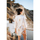 tekstylia Damskie Sukienki krótkie Isla Bonita By Sigris Krótka Sukienka Biały
