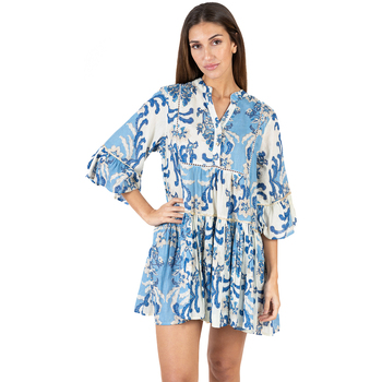 tekstylia Damskie Sukienki Isla Bonita By Sigris Sukienka Niebieski