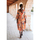 tekstylia Damskie Sukienki długie Isla Bonita By Sigris Długa Sukienka Midi Pomarańczowy