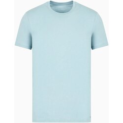 tekstylia Męskie T-shirty z krótkim rękawem EAX 8NZT74 ZJA5Z Niebieski