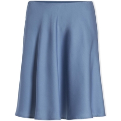 tekstylia Damskie Spódnice Vila Ellette Skirt - Coronet Blue Niebieski