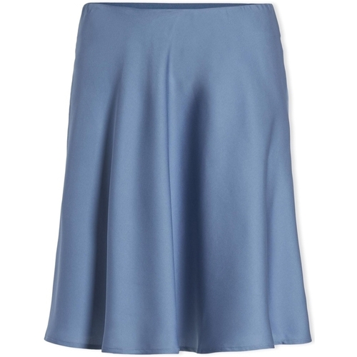 tekstylia Damskie Spódnice Vila Ellette Skirt - Coronet Blue Niebieski