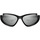 Zegarki & Biżuteria  okulary przeciwsłoneczne Balenciaga Occhiali da Sole  Extreme BB0289S 001 Czarny