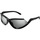Zegarki & Biżuteria  okulary przeciwsłoneczne Balenciaga Occhiali da Sole  Extreme BB0289S 001 Czarny