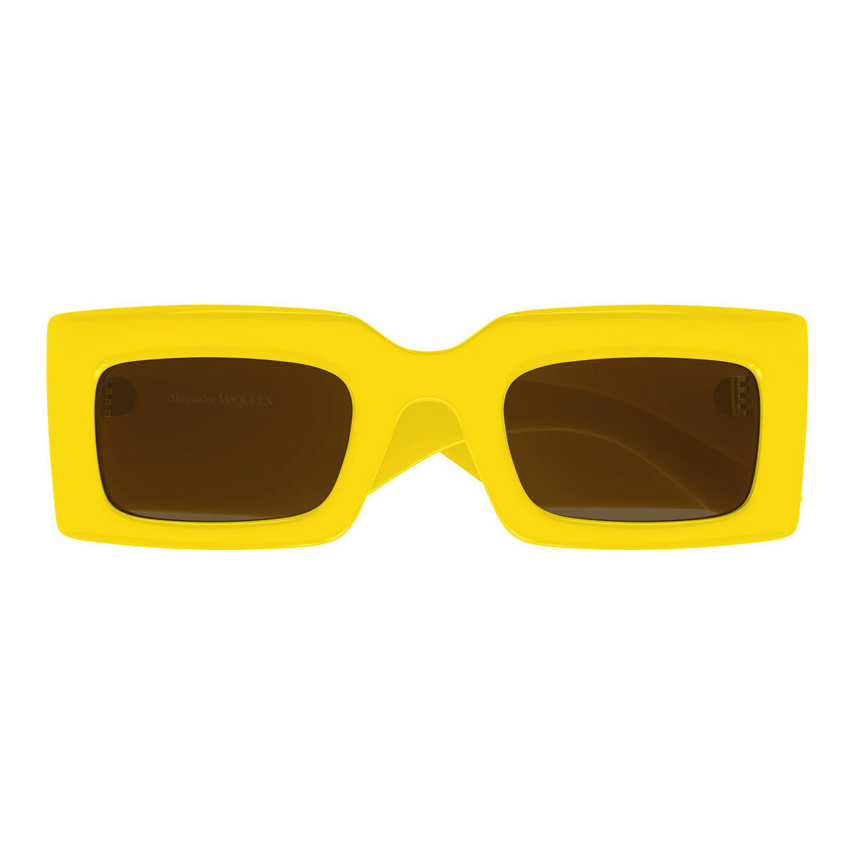 Zegarki & Biżuteria  Damskie okulary przeciwsłoneczne McQ Alexander McQueen Occhiali da Sole  AM0433S 004 Żółty