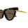 Zegarki & Biżuteria  okulary przeciwsłoneczne Bottega Veneta Occhiali da Sole  BV1265S 002 Brązowy
