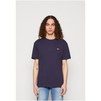 tekstylia Męskie T-shirty z krótkim rękawem Tommy Jeans DM0DM17995 Niebieski
