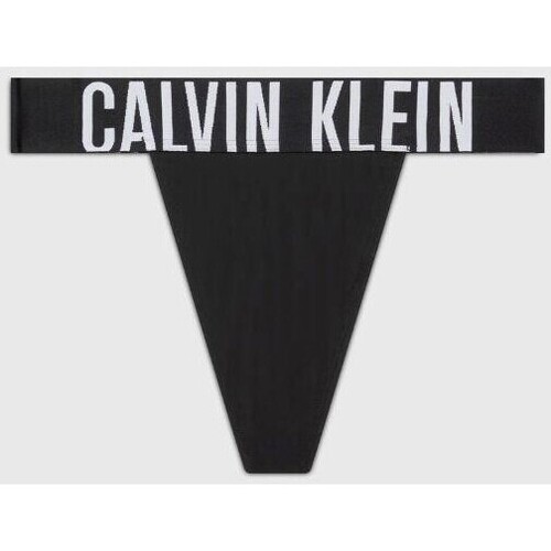 Bielizna Damskie Slipy Calvin Klein Jeans 000QF7638EUB1 THONG Czarny
