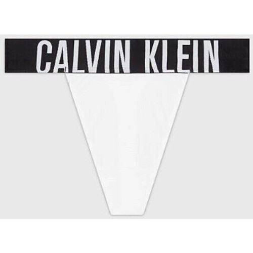 Bielizna Damskie Slipy Calvin Klein Jeans 000QF7638E100 THONG Biały