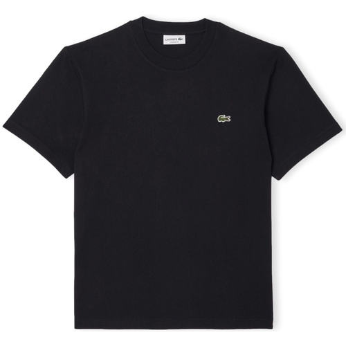 tekstylia Męskie T-shirty i Koszulki polo Lacoste Classic Fit T-Shirt - Noir Czarny