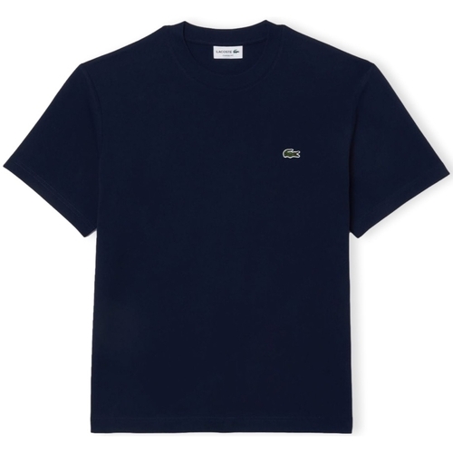tekstylia Męskie T-shirty i Koszulki polo Lacoste Classic Fit T-Shirt - Blue Marine Niebieski