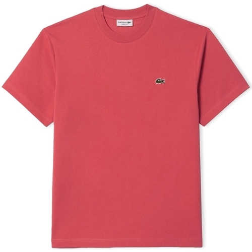 tekstylia Męskie T-shirty i Koszulki polo Lacoste Classic Fit T-Shirt - Rose ZV9 Różowy
