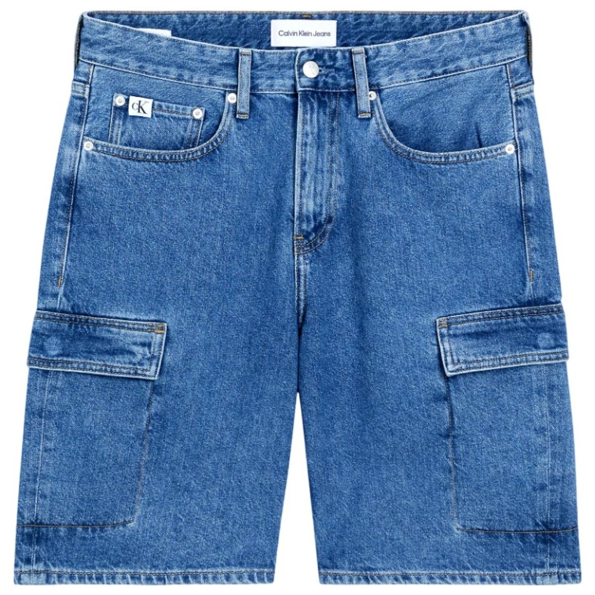 tekstylia Męskie Szorty i Bermudy Calvin Klein Jeans J30J324877 Niebieski