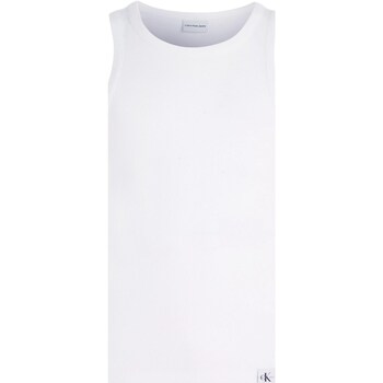 tekstylia Męskie Koszulki polo z długim rękawem Calvin Klein Jeans J30J325302 Biały