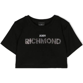tekstylia Dziewczynka T-shirty z krótkim rękawem John Richmond RGP24145TS Czarny