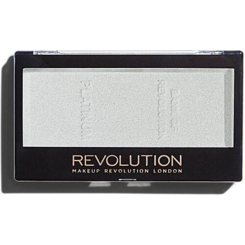 uroda Damskie Rozświetlacze  Makeup Revolution Highlighter Ingot - Platinum Zielony
