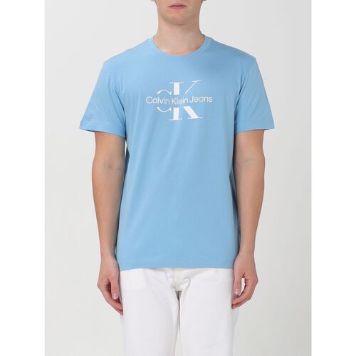 tekstylia Męskie T-shirty i Koszulki polo Calvin Klein Jeans J30J325190 CEZ Niebieski