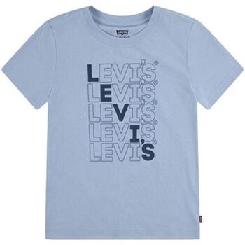 tekstylia Chłopiec T-shirty z krótkim rękawem Levi's  Niebieski