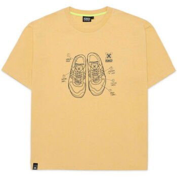 tekstylia Męskie T-shirty z krótkim rękawem Munich T-shirt sneakers Żółty