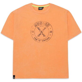 tekstylia Męskie T-shirty z krótkim rękawem Munich T-shirt vintage Pomarańczowy