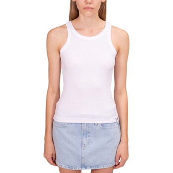 tekstylia Damskie Topy / Bluzki Calvin Klein Jeans J20J223104 Biały