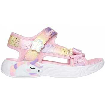 Buty Dziewczynka Sandały Skechers Unicorn dreams sandal - majes Różowy