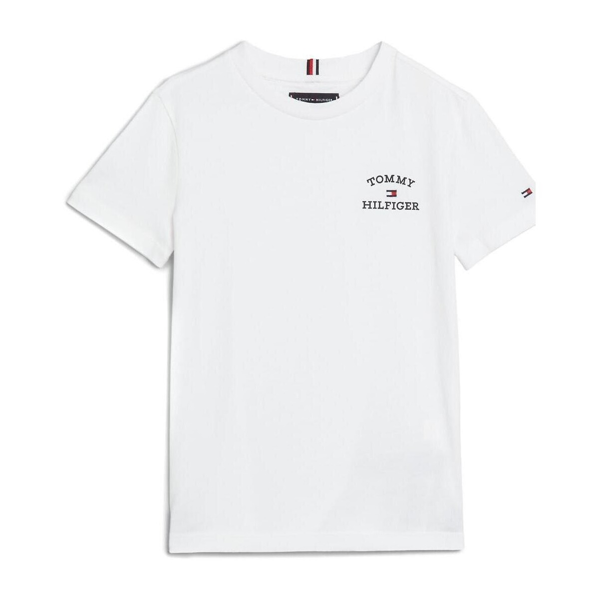 tekstylia Chłopiec T-shirty i Koszulki polo Tommy Hilfiger  Biały