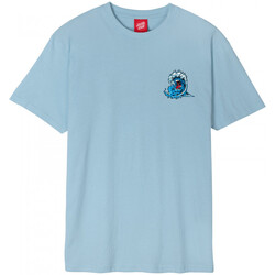 tekstylia Męskie T-shirty i Koszulki polo Santa Cruz Screaming wave Niebieski