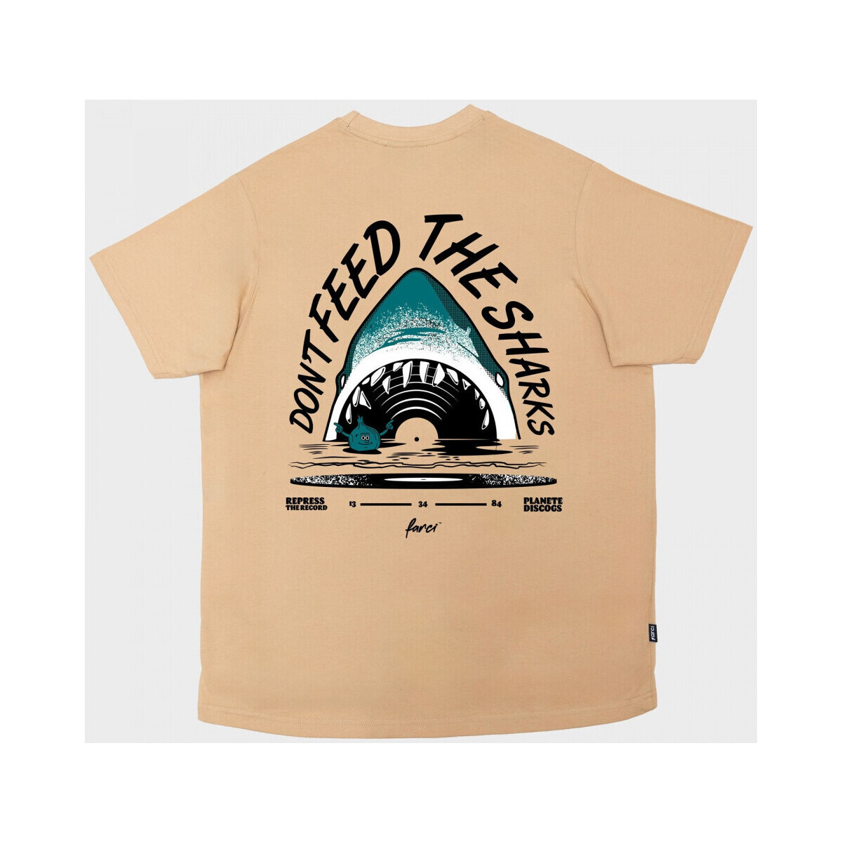 tekstylia Męskie T-shirty i Koszulki polo Farci Tee shark Beżowy