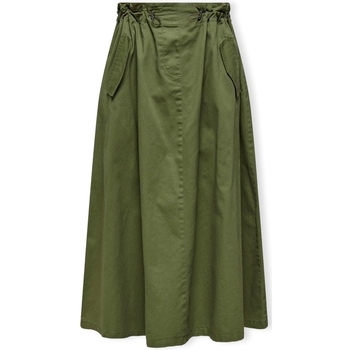 tekstylia Damskie Spódnice Only Pamala Long Skirt - Capulet Olive Zielony