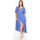 tekstylia Damskie Sukienki La Modeuse 70488_P164915 Niebieski