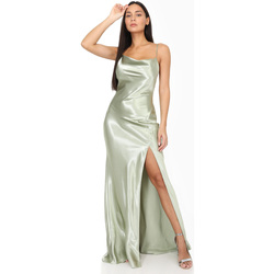 tekstylia Damskie Sukienki La Modeuse 71072_P166707 Zielony
