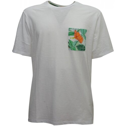 tekstylia Męskie T-shirty z krótkim rękawem Guess F4GI06 K6XN4 Biały