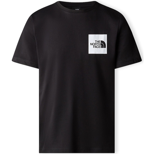 tekstylia Męskie T-shirty i Koszulki polo The North Face Fine T-Shirt - Black Czarny