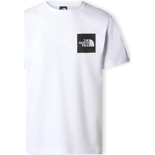 tekstylia Męskie T-shirty i Koszulki polo The North Face Fine T-Shirt - White Biały